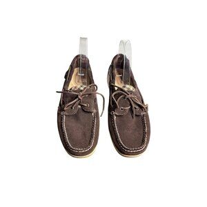 Sperry Women's Brown Suede Top Sider Boat Shoes #9849027 Size 10